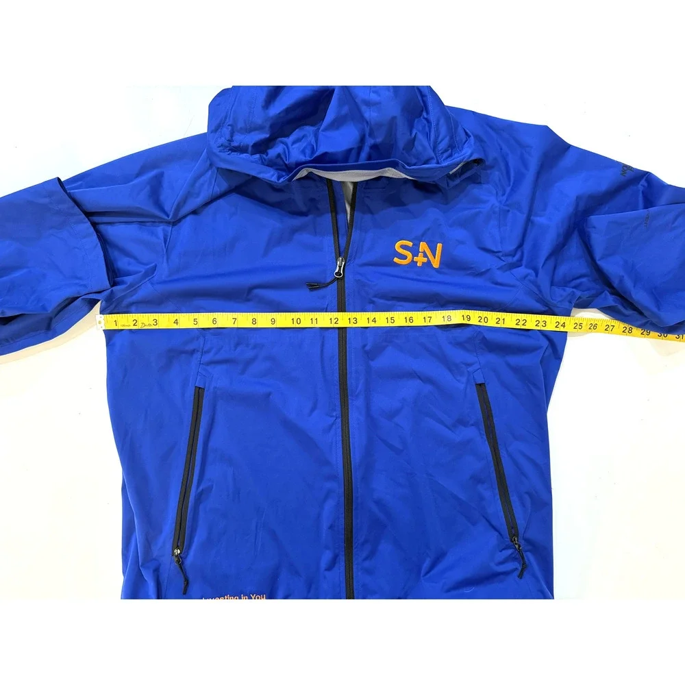 The North Face Jacket Mens XL Blue Hooded Windbreaker